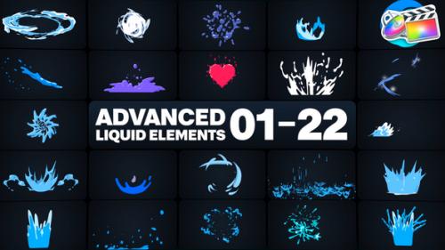 Videohive - Advanced Liquid Elements for FCPX - 47136803 - 47136803