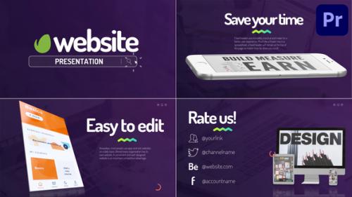 Videohive - Website Promo Presentation for Premiere Pro - 47150585 - 47150585