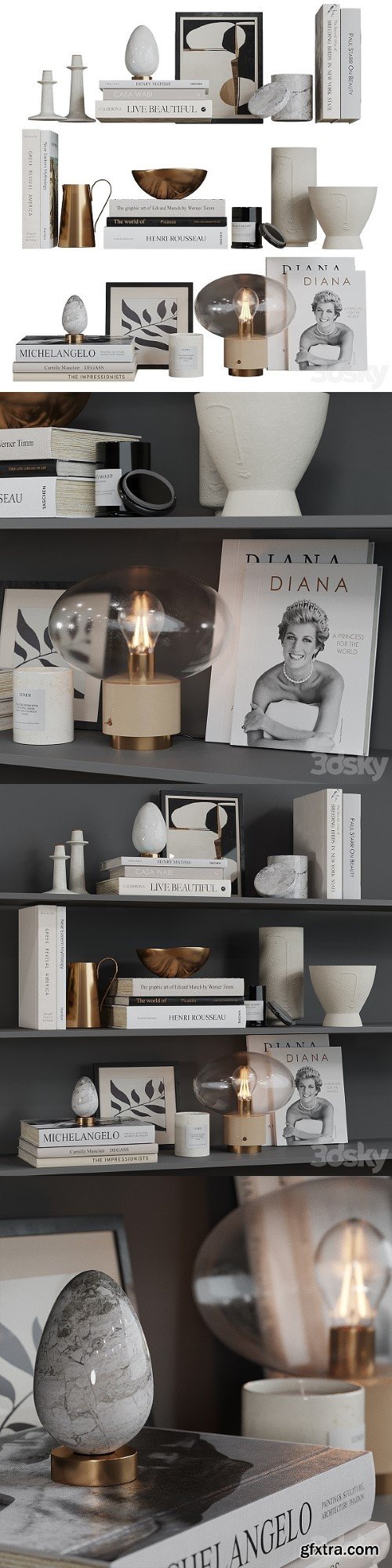 Decor Shelf Set 10