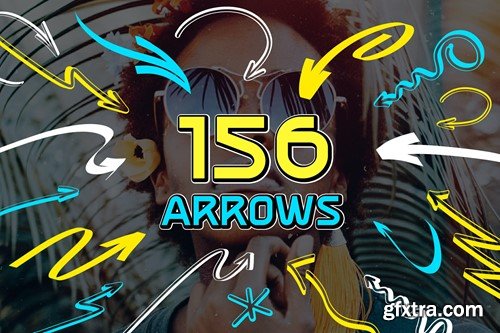 Hand drawn arrows 87S2U3K
