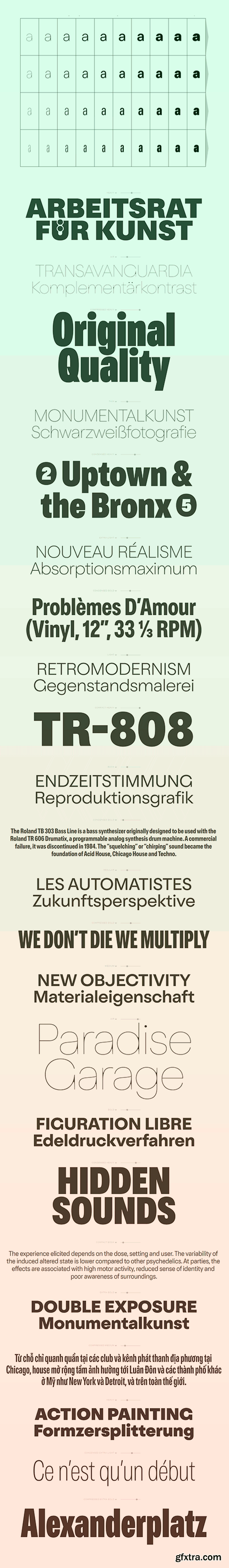 Oldschool Grotesk v2.000 - Updated Font Family