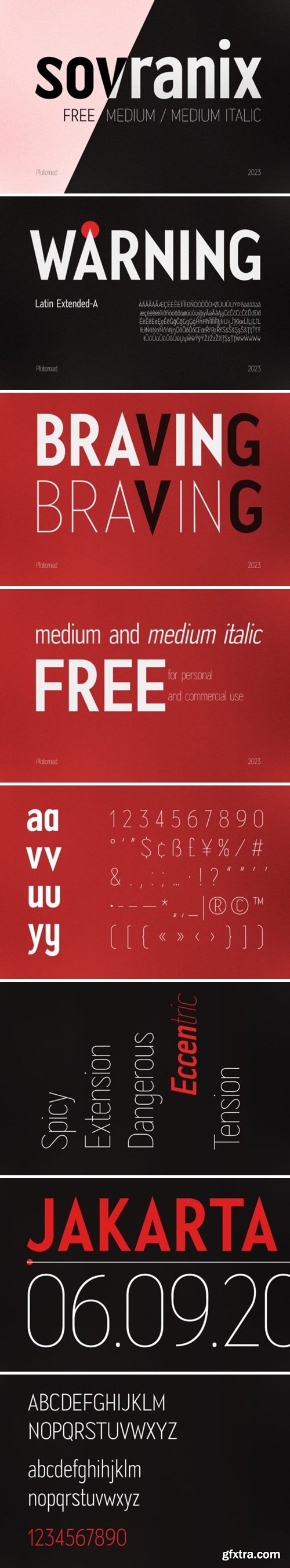 Sovranix Medium Font