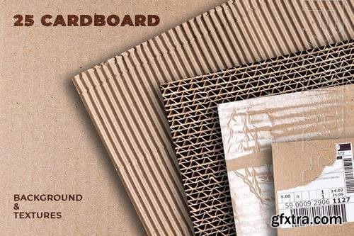 25 Cardboard Paper Background Texture