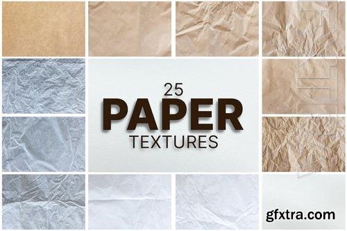 25 Different Paper Background Textures