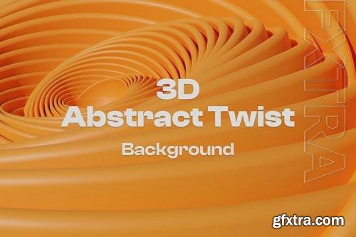 Modern Futuristic Abstract Twist 3D Background