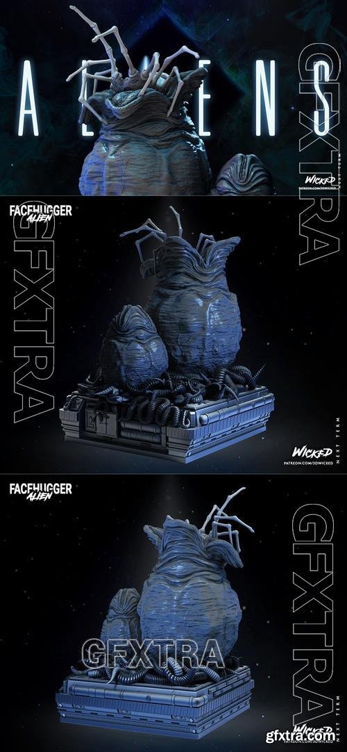 WICKED - Facehugger Statue &ndash; 3D Print Model