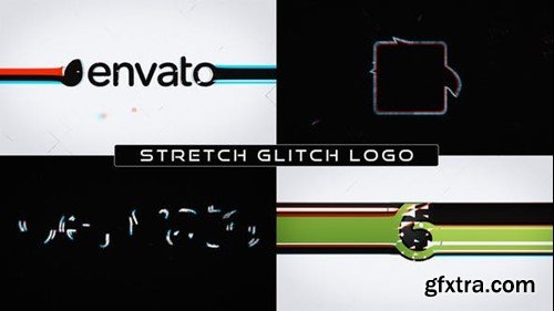 Videohive Stretch Glitch Logo 47170846