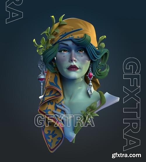 Gypsy Witch &ndash; 3D Print Model