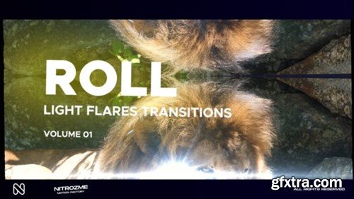 Videohive Light Flares Roll Transitions Vol. 01 47223883