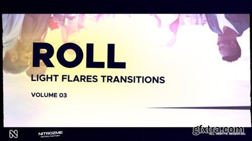 Videohive Light Flares Roll Transitions Vol. 03 47223892