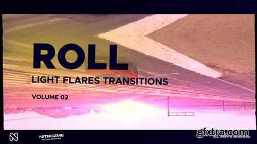 Videohive Light Flares Roll Transitions Vol. 02 47223887