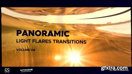 Videohive Light Flares Panoramic Transitions Vol. 04 47223879