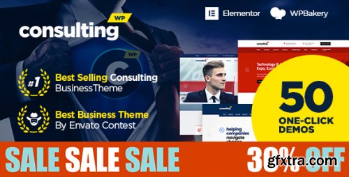 Themeforest - Consulting - Business, Finance WordPress Theme 14740561 v6.5.6 - Nulled