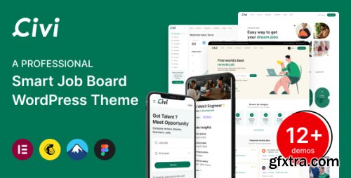 Themeforest - Civi - Job Board WordPress Theme 42770817 v1.0.5 - Nulled