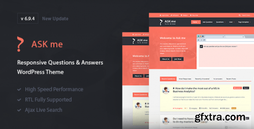 Themeforest - Ask Me - Responsive Questions &amp; Answers WordPress 7935874 v6.9.4 - Nulled