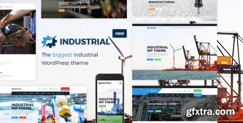 Themeforest - Industrial - Factory Business WordPress Theme 15776179 v1.7.0 - Nulled