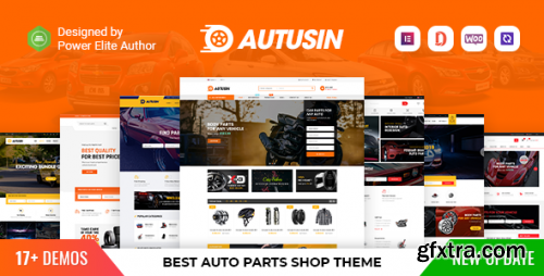 Themeforest - Autusin - Auto Parts &amp; Car Accessories Shop Elementor WooCommerce WordPress Theme 22681468 v2.5.0 - Nulled