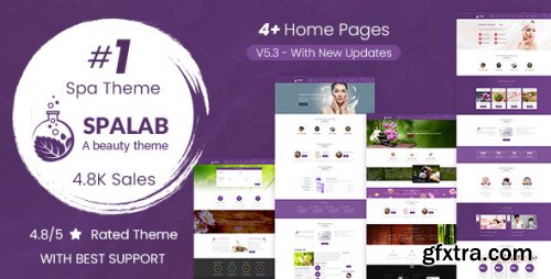 Themeforest - Spa Lab | Beauty WordPress Theme 8795615 v5.6 - Nulled