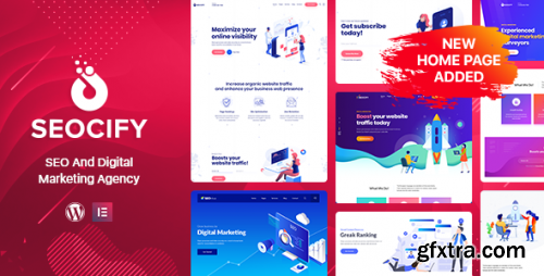 Themeforest - SEO Digital Marketing Agency WordPress Theme - Seocify 22613339 v3.7 - Nulled