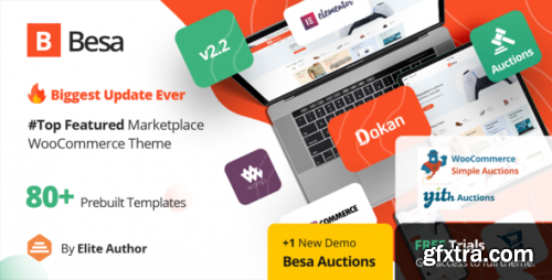 Themeforest - Besa - Elementor Marketplace WooCommerce Theme 25205400 v2.2.16 - Nulled