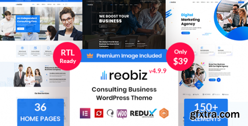 Themeforest - Reobiz - Consulting Business WordPress Theme 26702860 v4.9.9 - Nulled
