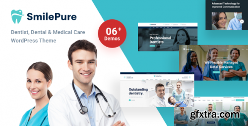 Themeforest - SmilePure - Dental &amp; Medical Care WordPress Theme 25178753 v1.4.7 - Nulled