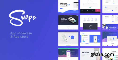 Themeforest - Swape - App Showcase &amp; App Store WordPress Theme 20376082 v2.1.2 - Nulled