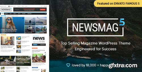 Themeforest - Newsmag - Newspaper &amp; Magazine WordPress Theme 9512331 v5.4.1 - Nulled