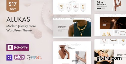 Themeforest - Alukas - Modern Jewelry Store WordPress Theme 45256351 v1.2.0 - Nulled