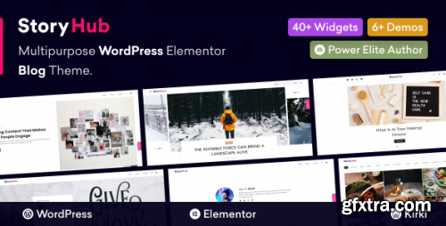 Themeforest - StoryHub - Multipurpose WordPress Elementor Blog Theme 42598083 v1.0.2 - Nulled