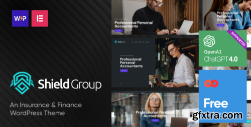 Themeforest - ShieldGroup | An Insurance &amp; Finance WordPress Theme 21052570 v2.0.0 - Nulled