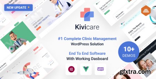Themeforest - KiviCare 2.0 - Medical Clinic &amp; Patient Management WordPress Solution 29201853 v2.2 - Nulled