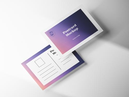 Floating Postcard Mockup 573488840