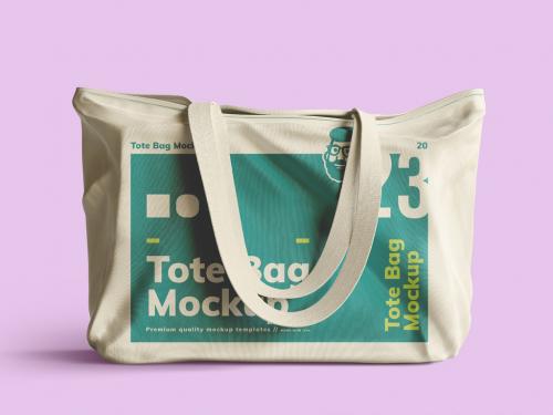 Ecologic Tote Shopping Bag Mockup 573487996