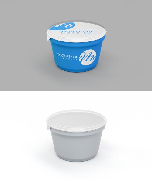 Yogurt Cup Mockup 582701338