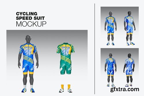 Men's Cycling Set Mockup U7WJJE5