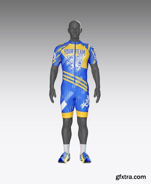 Men's Cycling Set Mockup U7WJJE5