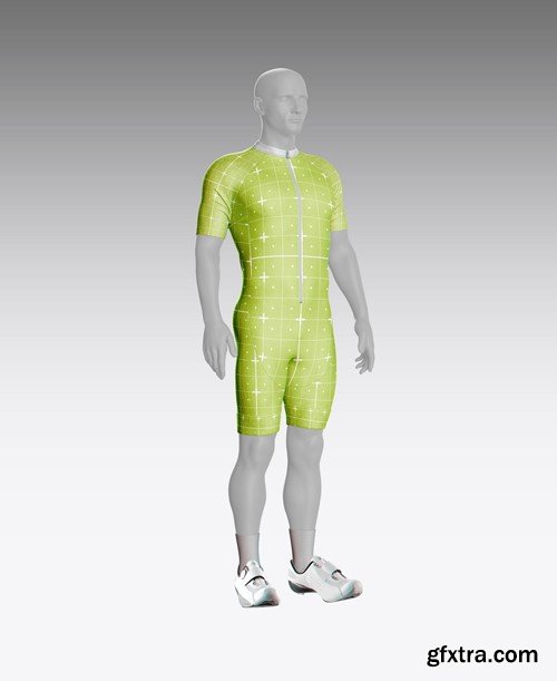 Men's Cycling Set Mockup U7WJJE5