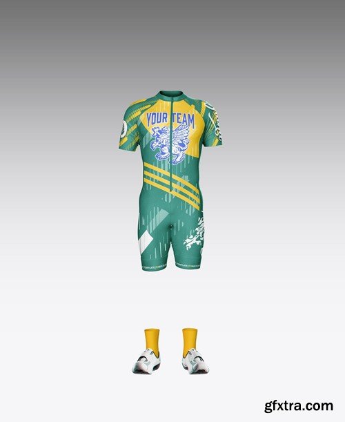 Men's Cycling Set Mockup U7WJJE5