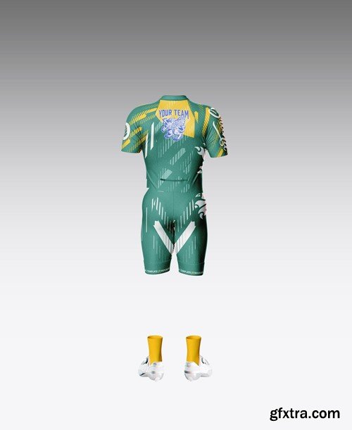 Men's Cycling Set Mockup U7WJJE5