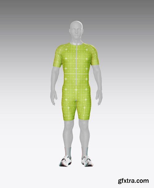 Men's Cycling Set Mockup U7WJJE5