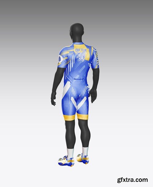 Men's Cycling Set Mockup U7WJJE5