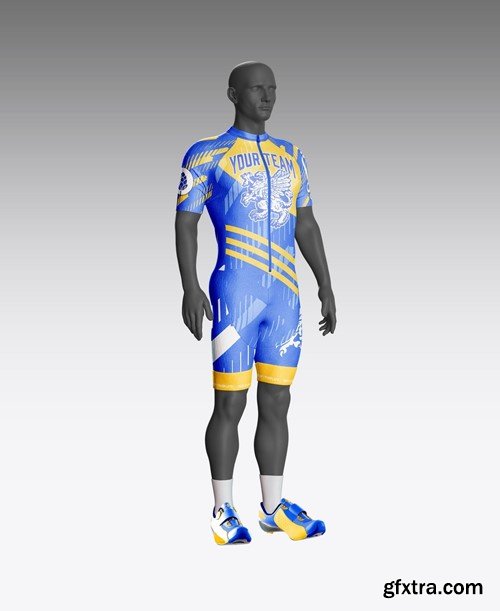 Men's Cycling Set Mockup U7WJJE5