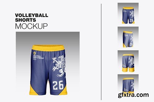 Men's Volleyball Shorts Mockup 5FLTGEU