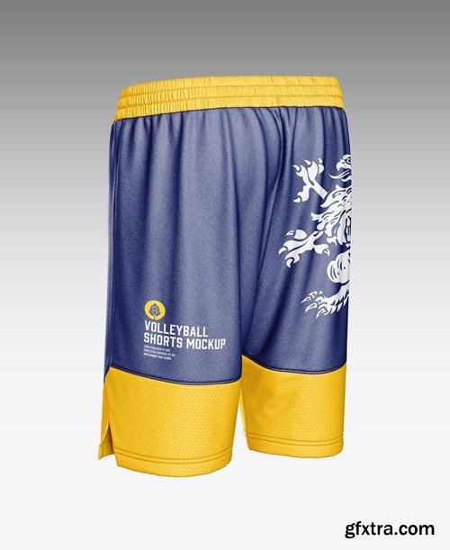 Men's Volleyball Shorts Mockup 5FLTGEU