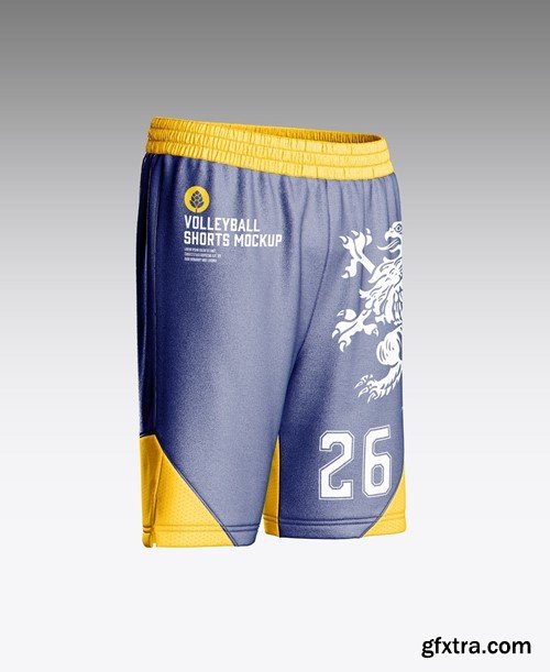 Men's Volleyball Shorts Mockup 5FLTGEU