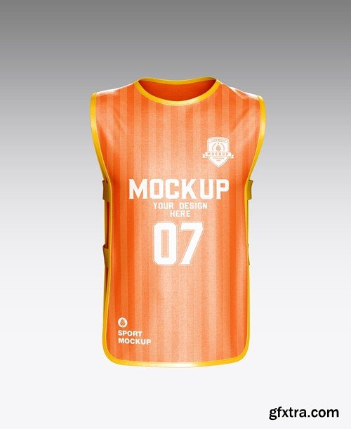 Training Soccer Vest Mockup 7MTV36B