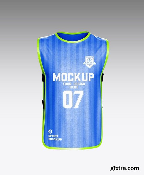 Training Soccer Vest Mockup 7MTV36B