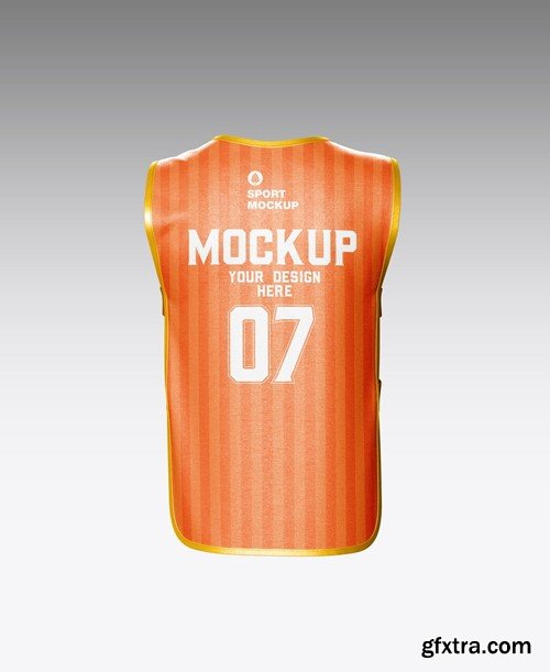 Training Soccer Vest Mockup 7MTV36B