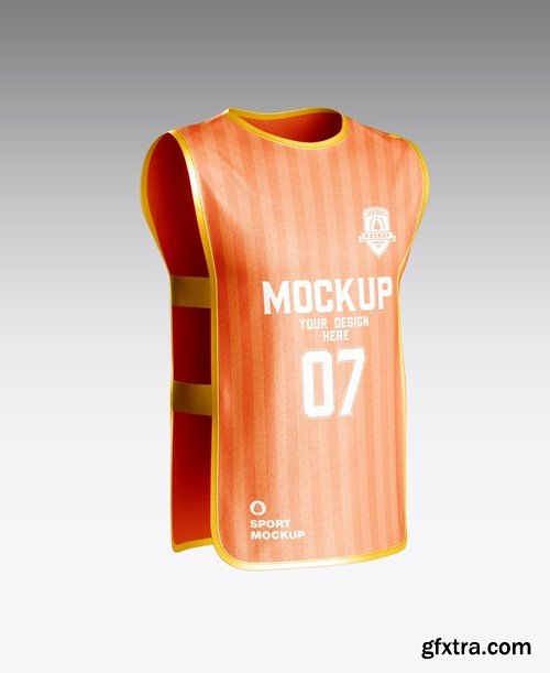 Training Soccer Vest Mockup 7MTV36B